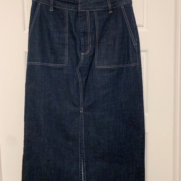 Maxi Denim Skirt - Picture 2 of 7